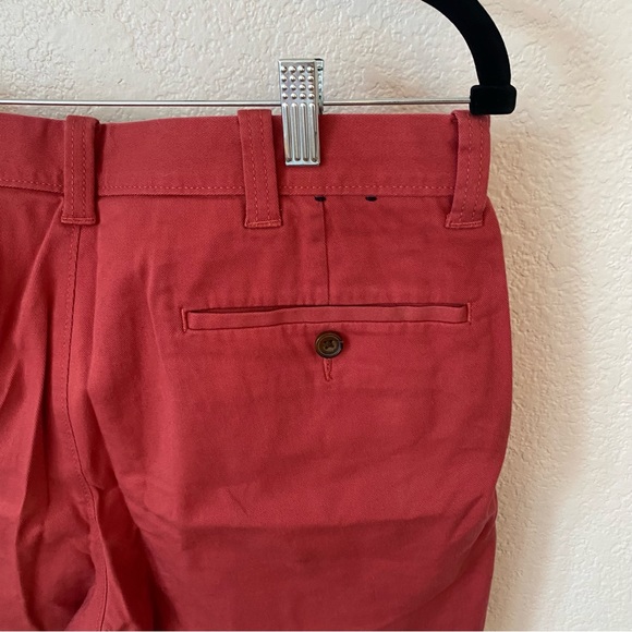 J. Crew 7 Inch Inseam Stretch Chino Shorts in Faded Red - Picture 5 of 7